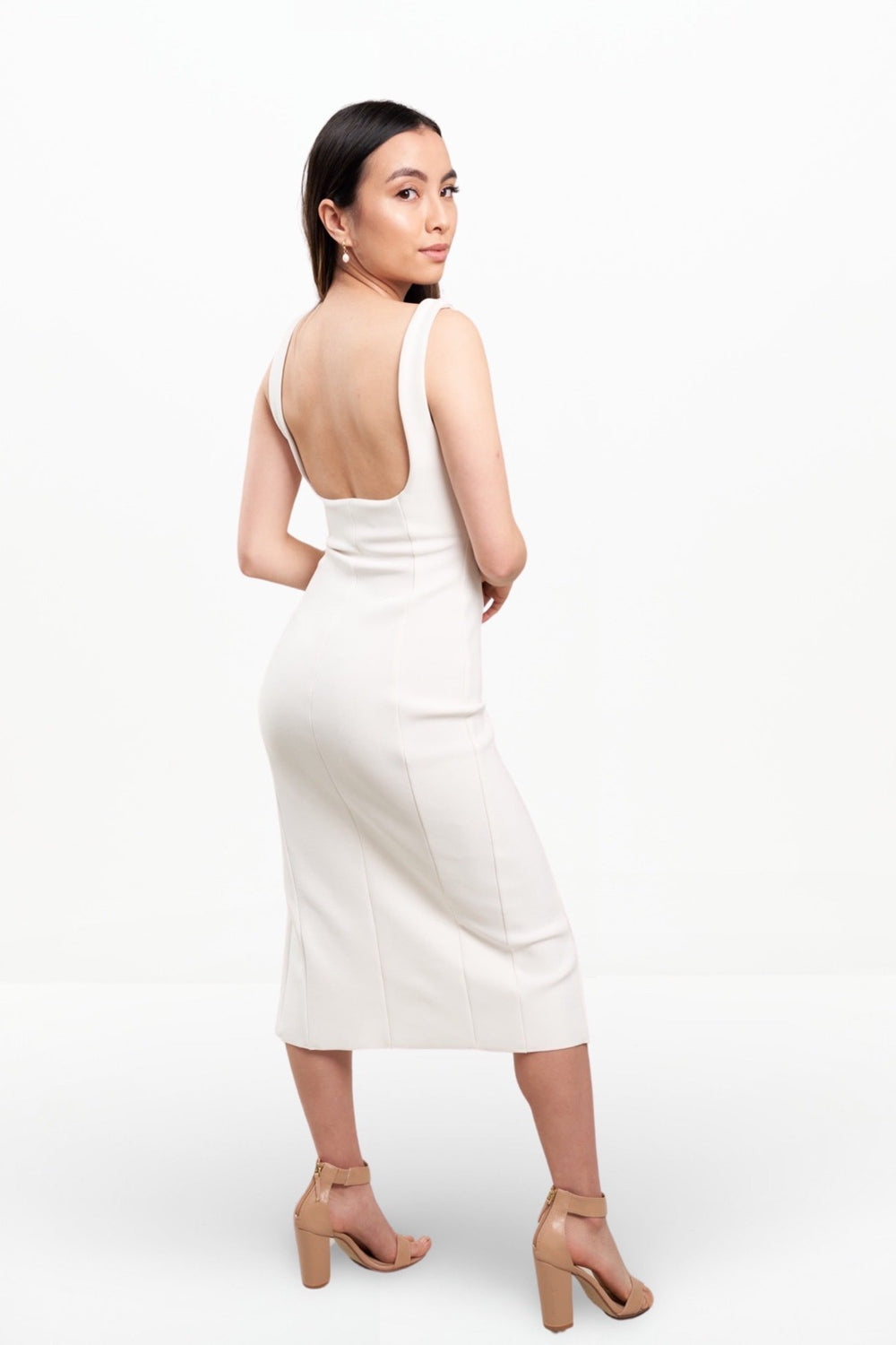 HIBISCUS ISLANDS MIDI DRESS