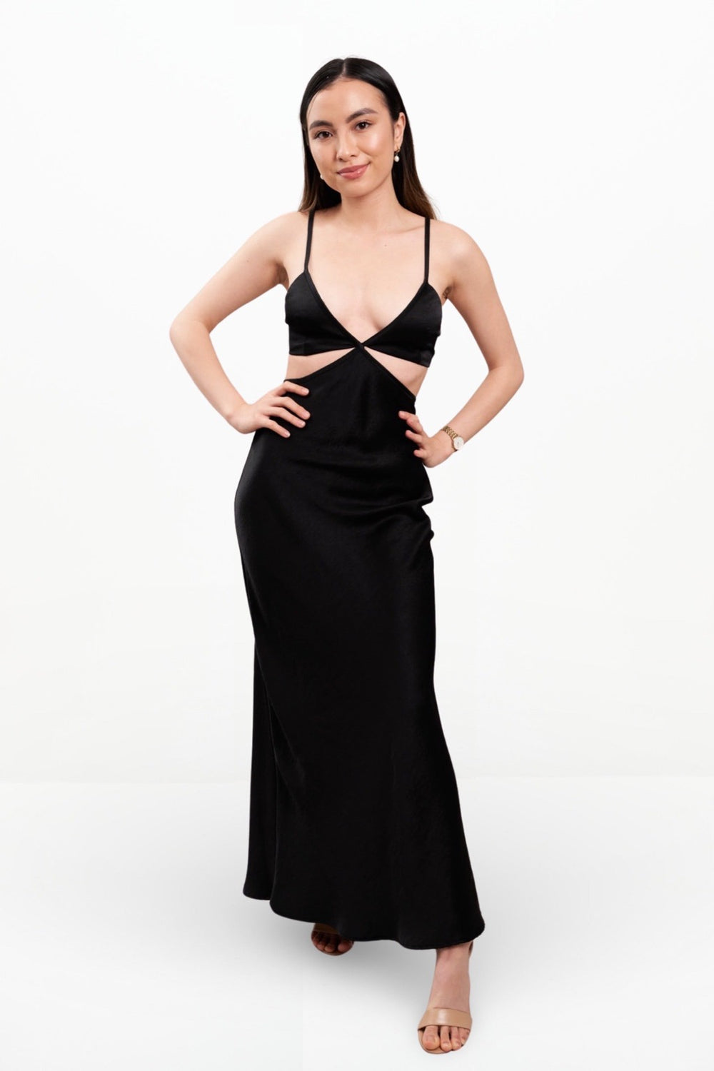 VERONIQUE MAXI DRESS (BLACK)