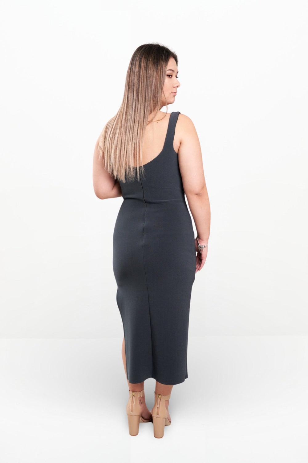 JOELLE MIDI DRESS (FOREST)