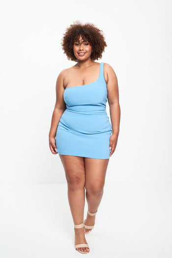 PALOMA MINI DRESS (AZURE)