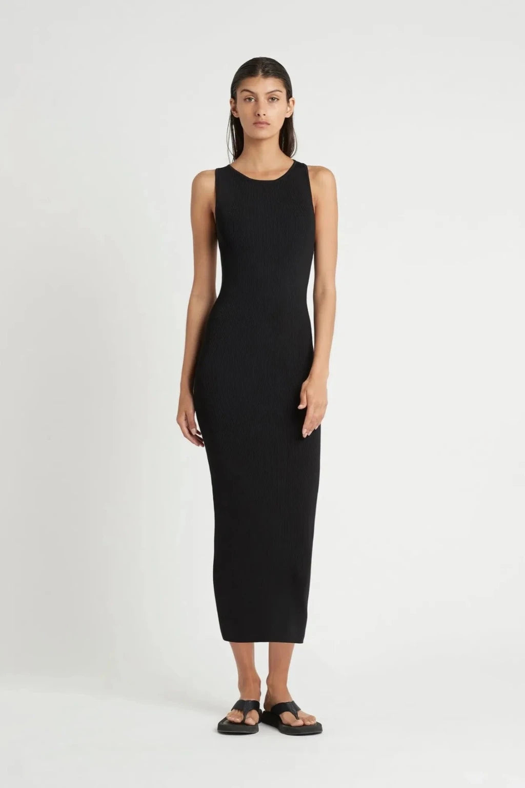 MARCELLE OPEN BACK MIDI DRESS