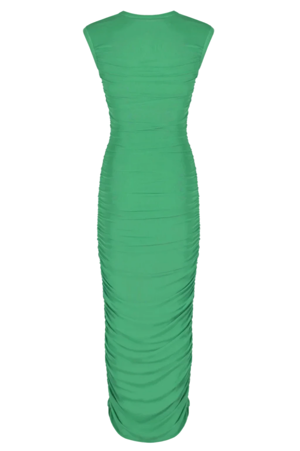 BOUNCE MESH TANK DRESS (GREEN)