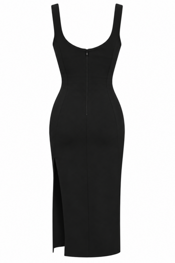 JOELLE MIDI DRESS (BLACK)