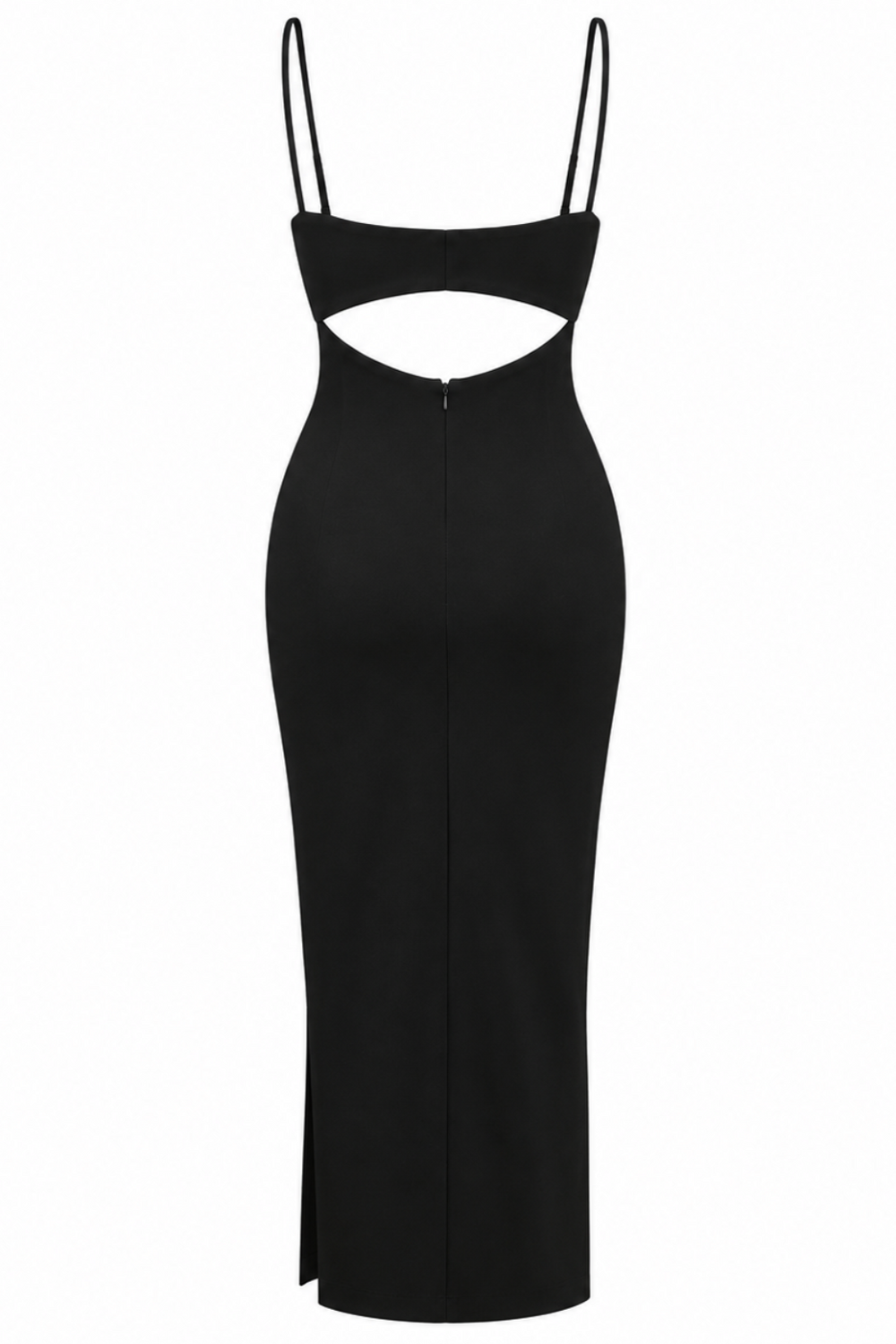 EMERALD AVENUE MIDI DRESS (BLACK)