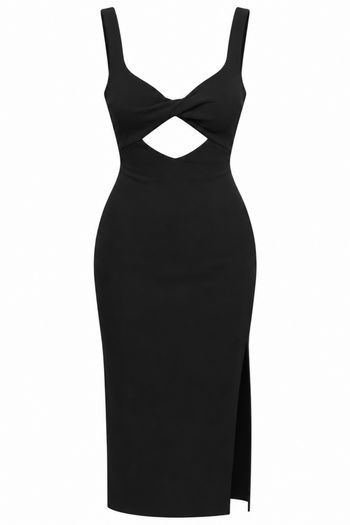 JOELLE MIDI DRESS (BLACK)