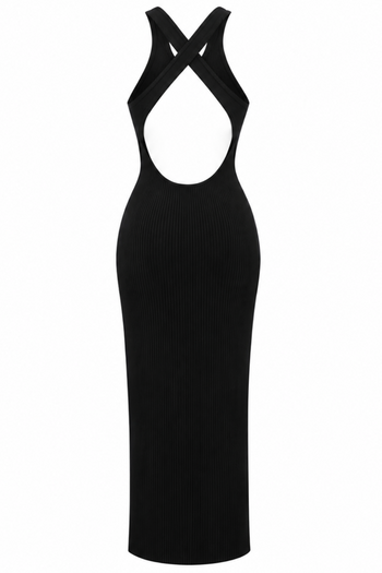 MARCELLE OPEN BACK MIDI DRESS