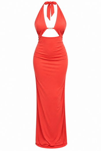 LESKA DRESS (PEACH)