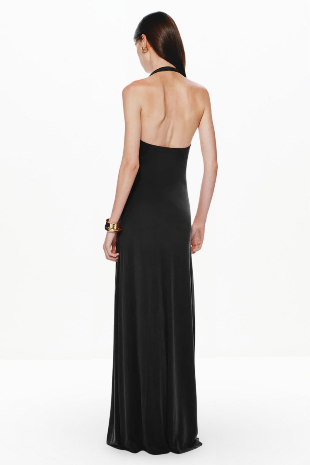 JENNIFER CUPRO MAXI DRESS