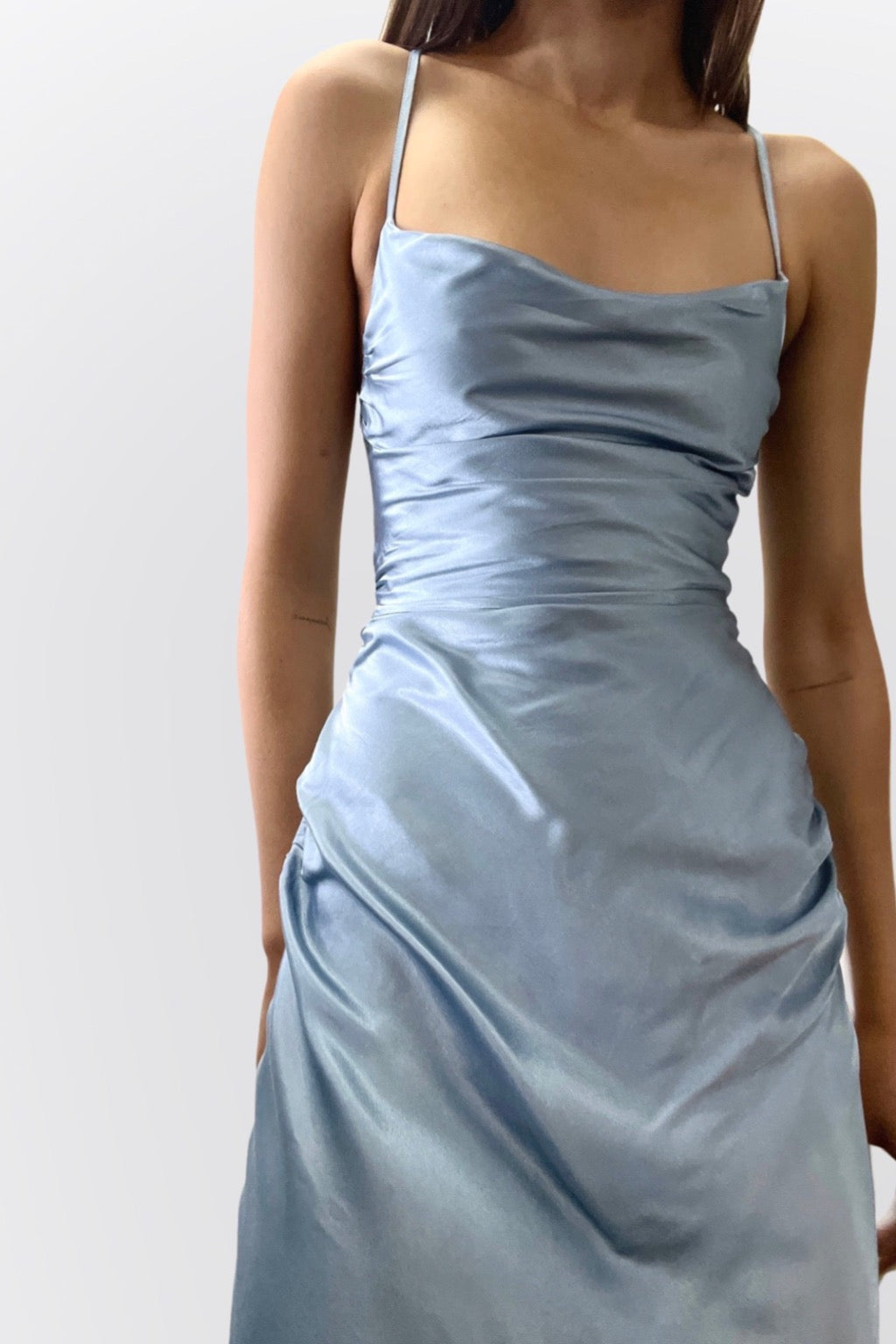 LA LUNE LACE BACK MAXI (POWDER BLUE)