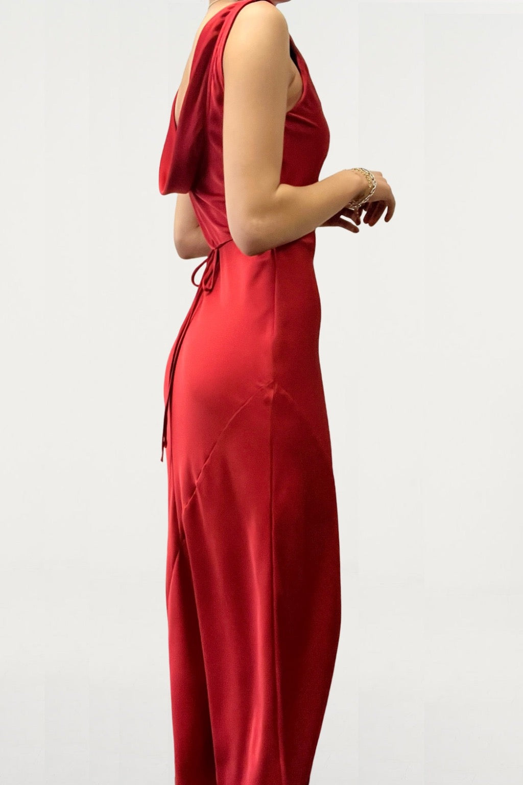 FIREBIRD COWL GOWN (CHILLI)