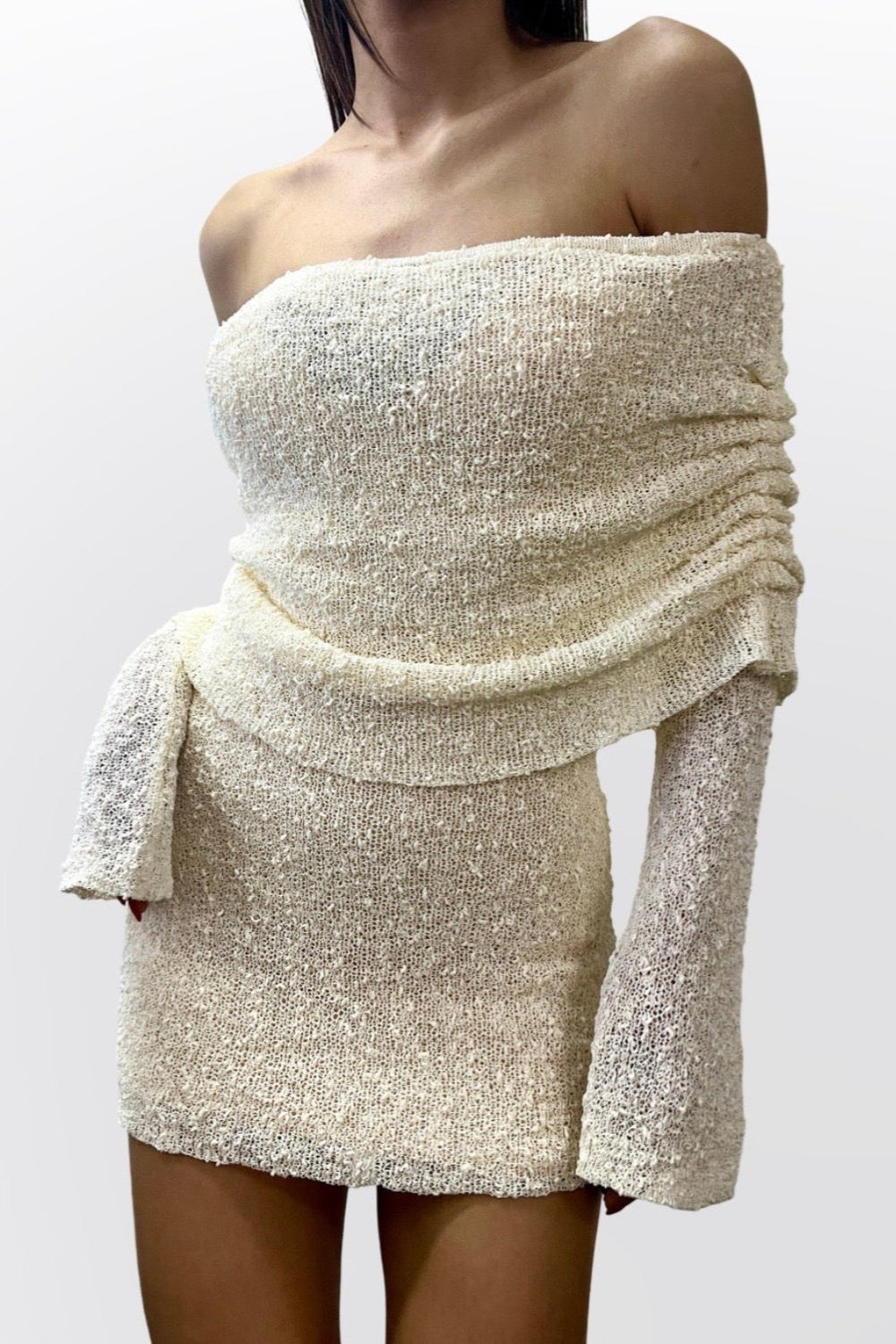 MARISOL MINI DRESS (IVORY) Thread Rentals MARISOL MINI DRESS (IVORY) Thread Rentals
