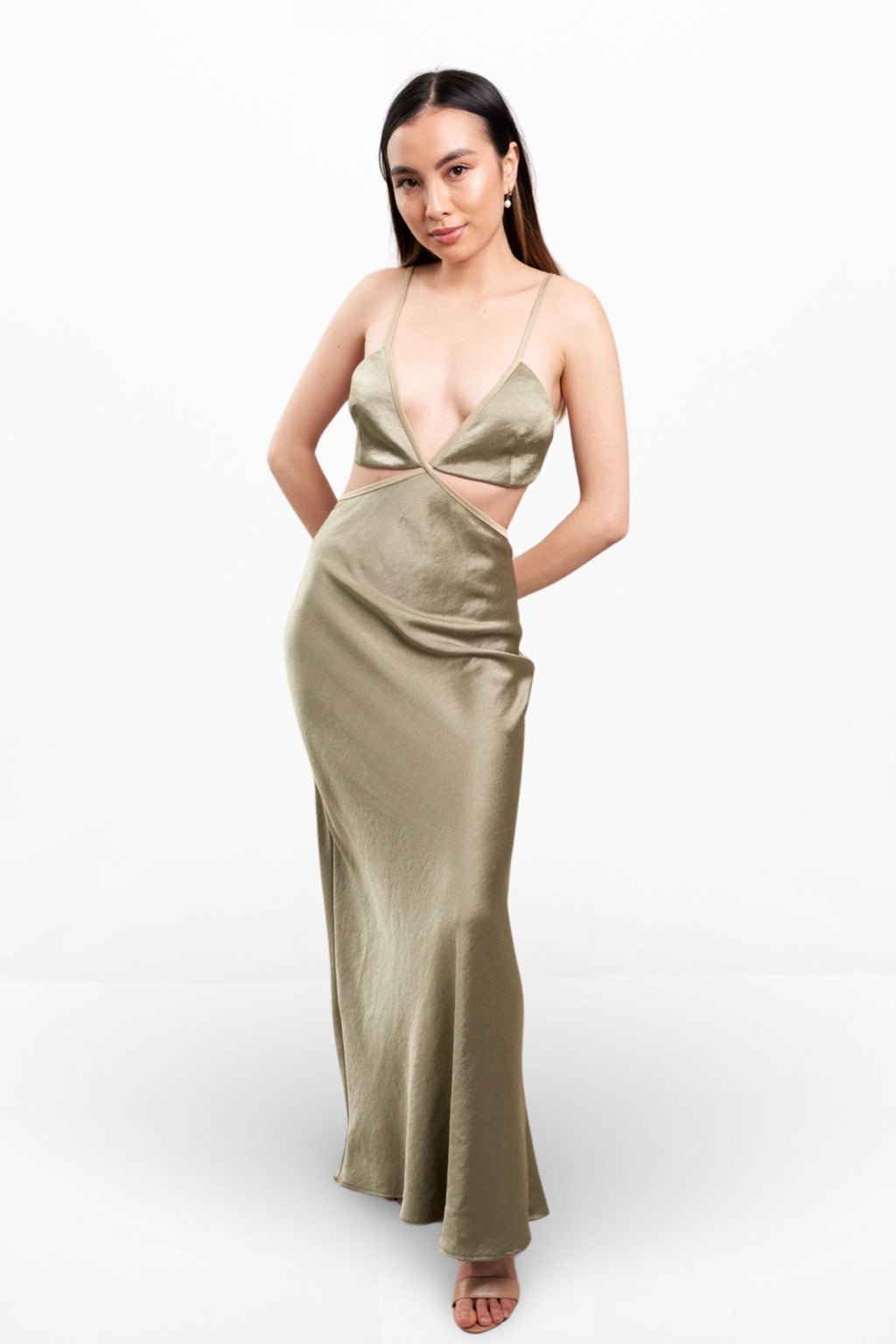 VERONIQUE MAXI DRESS (SAGE)