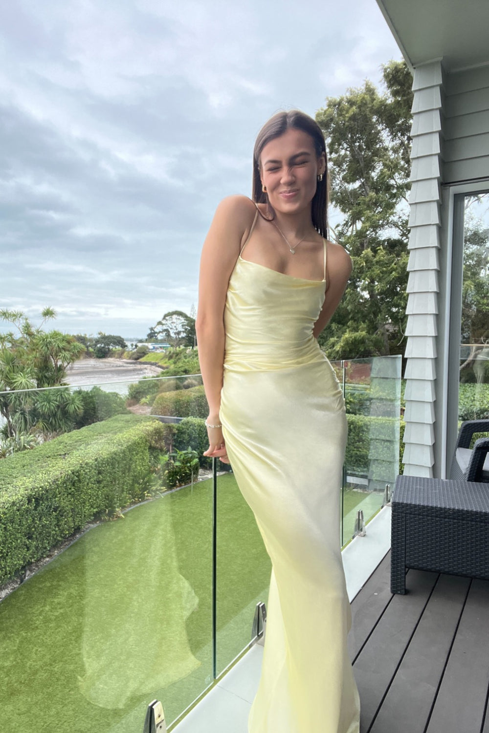 white christmas dresses LA LUNE LACE BACK MAXI (LEMON) Thread Rentals white christmas dresses LA LUNE LACE BACK MAXI (LEMON) Thread Rentals
