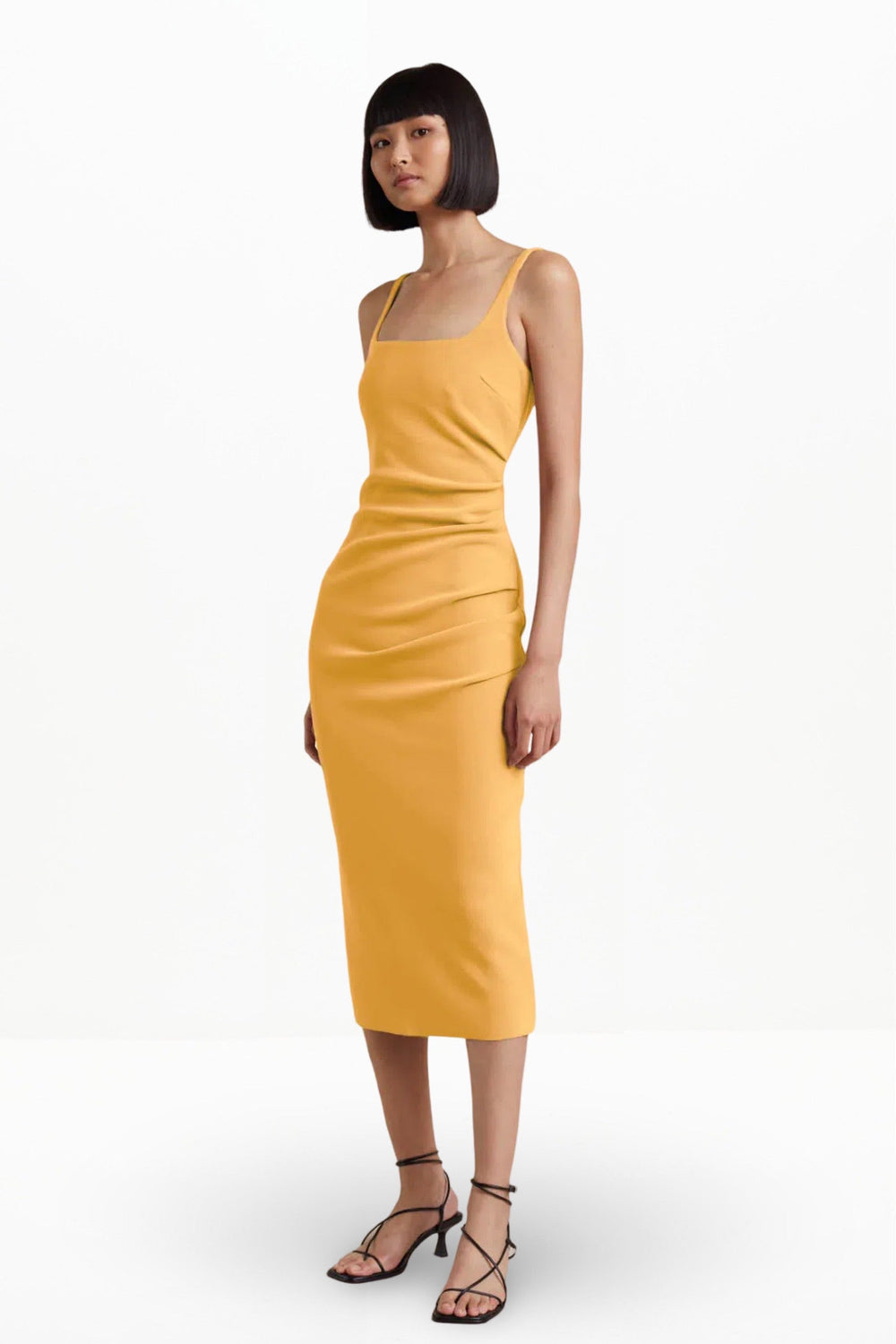 Karina Tuck Midi Dress | THREAD RENTALS Thread Rentals Karina Tuck Midi Dress | THREAD RENTALS Thread Rentals