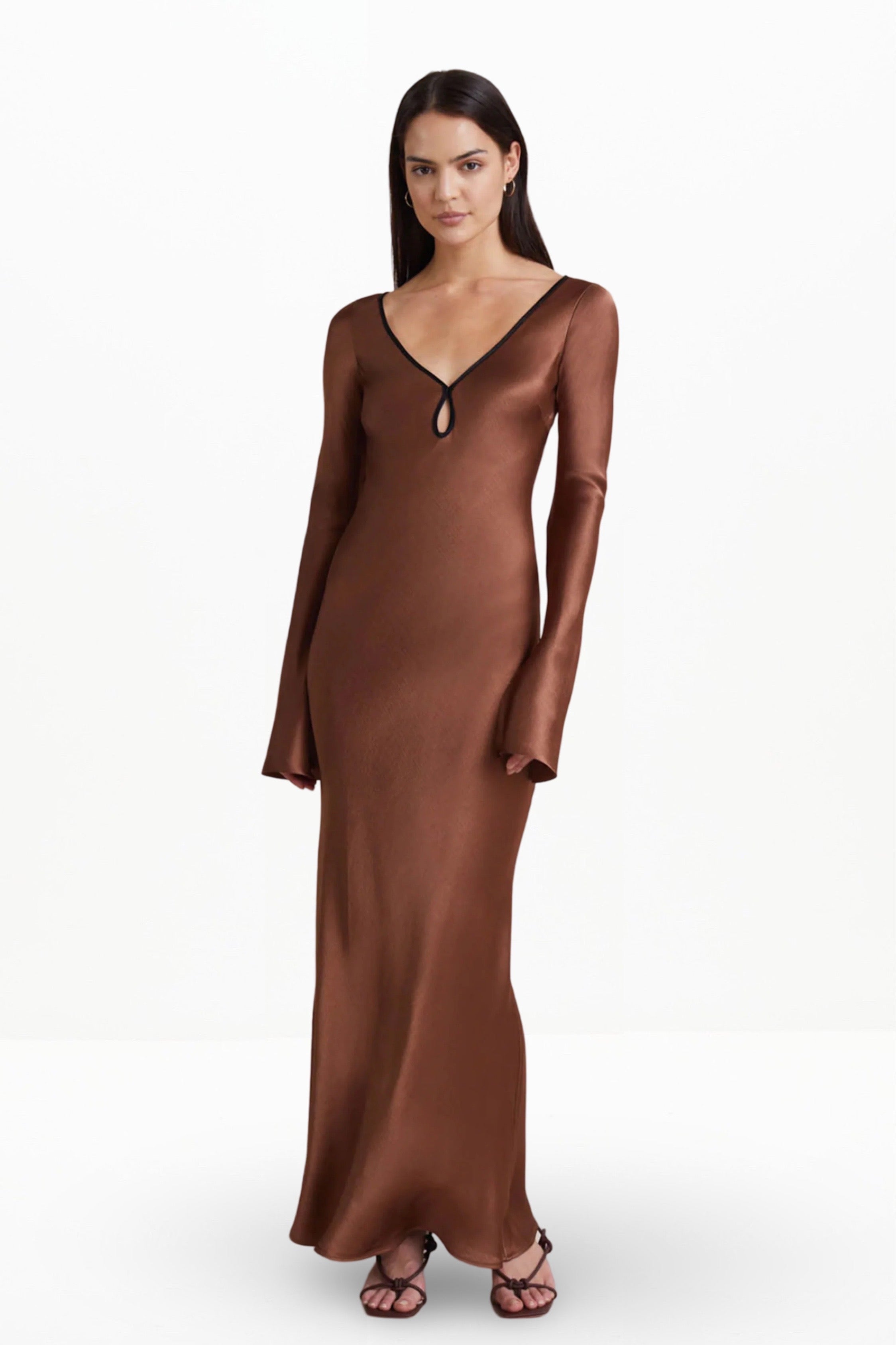 ANNIKA L/S MAXI DRESS