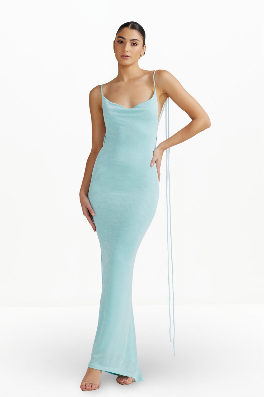 CRISTINA GOWN (AQUA)