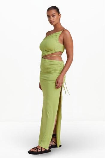 DILKON MAXI DRESS (LIME)