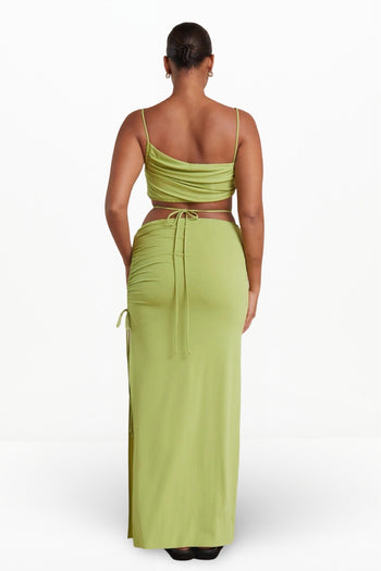 DILKON MAXI DRESS (LIME)