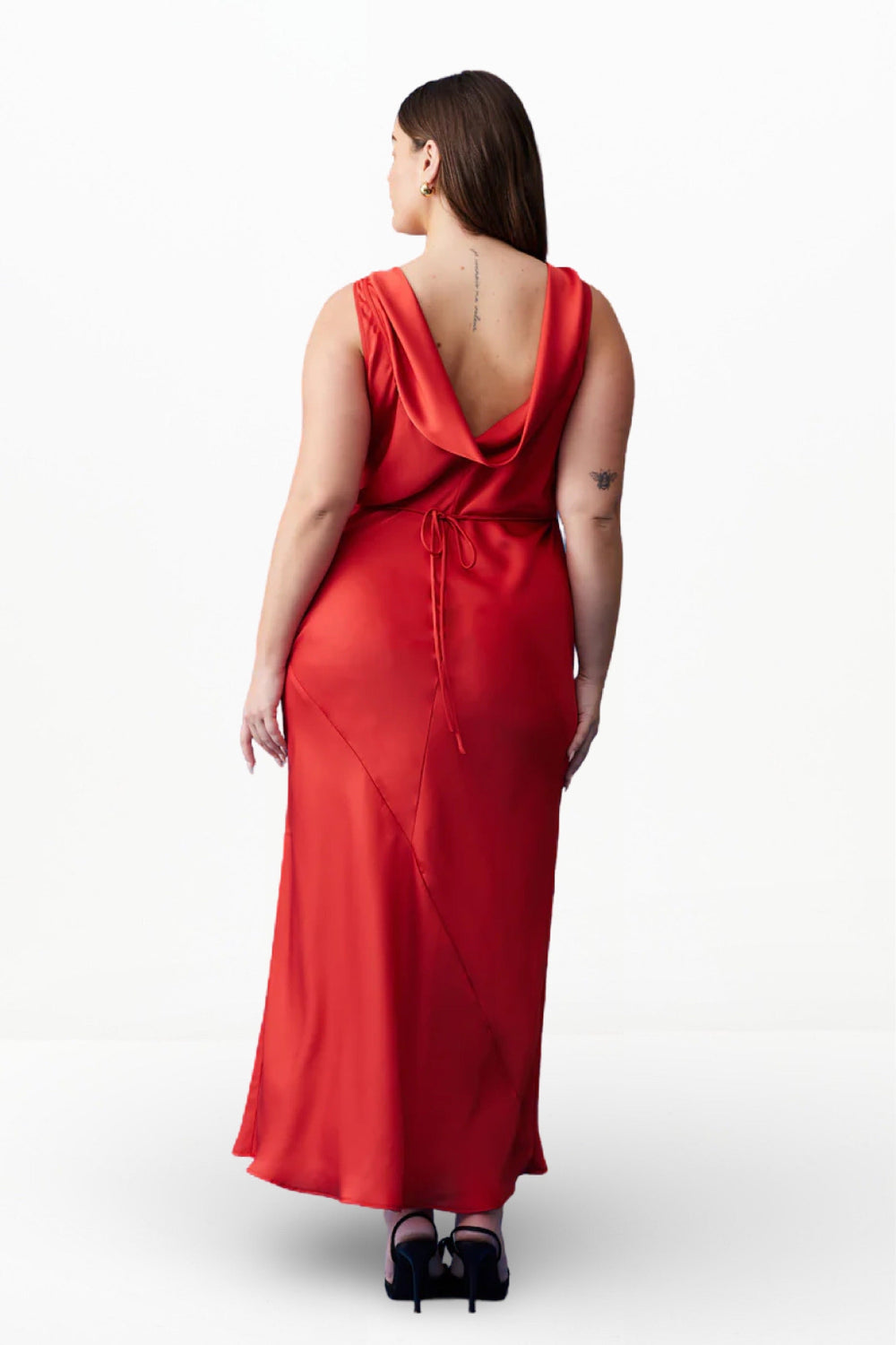 FIREBIRD COWL GOWN (CHILLI)