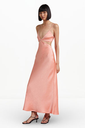 VERONIQUE MAXI DRESS (CORAL)