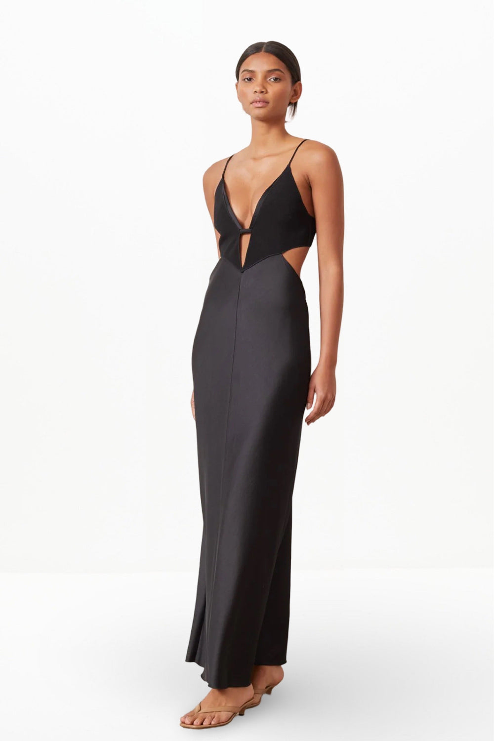 Seraphine Plunge Midi Dress