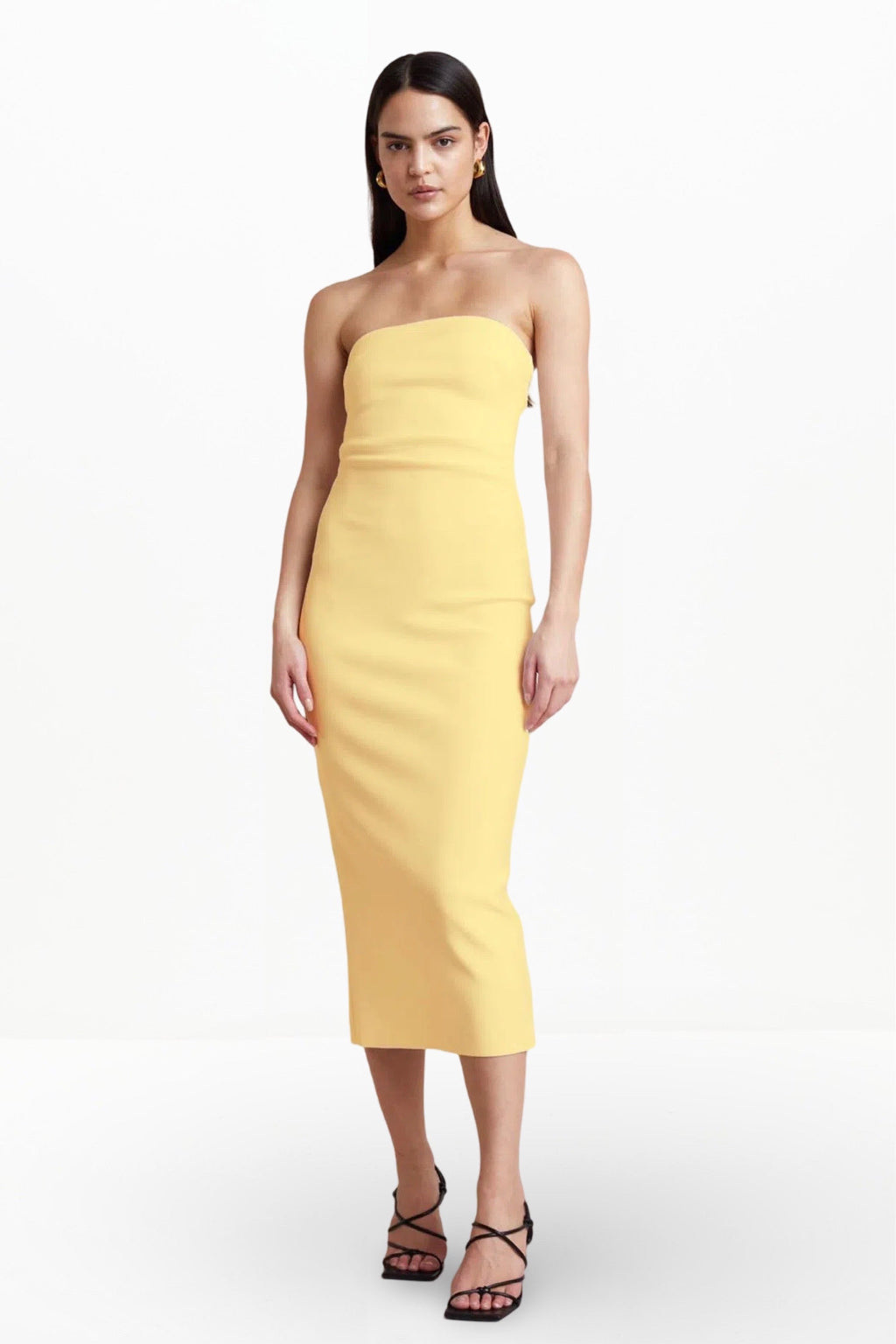 NOA MIDI DRESS (HONEY)