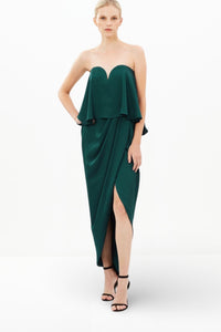 LUXE U-WIRE FRILL DRESS