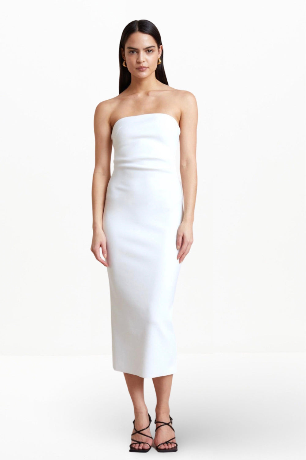 NOA MIDI DRESS (IVORY)