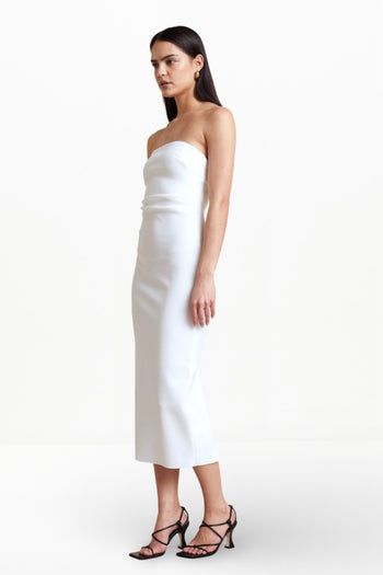 NOA MIDI DRESS (IVORY)