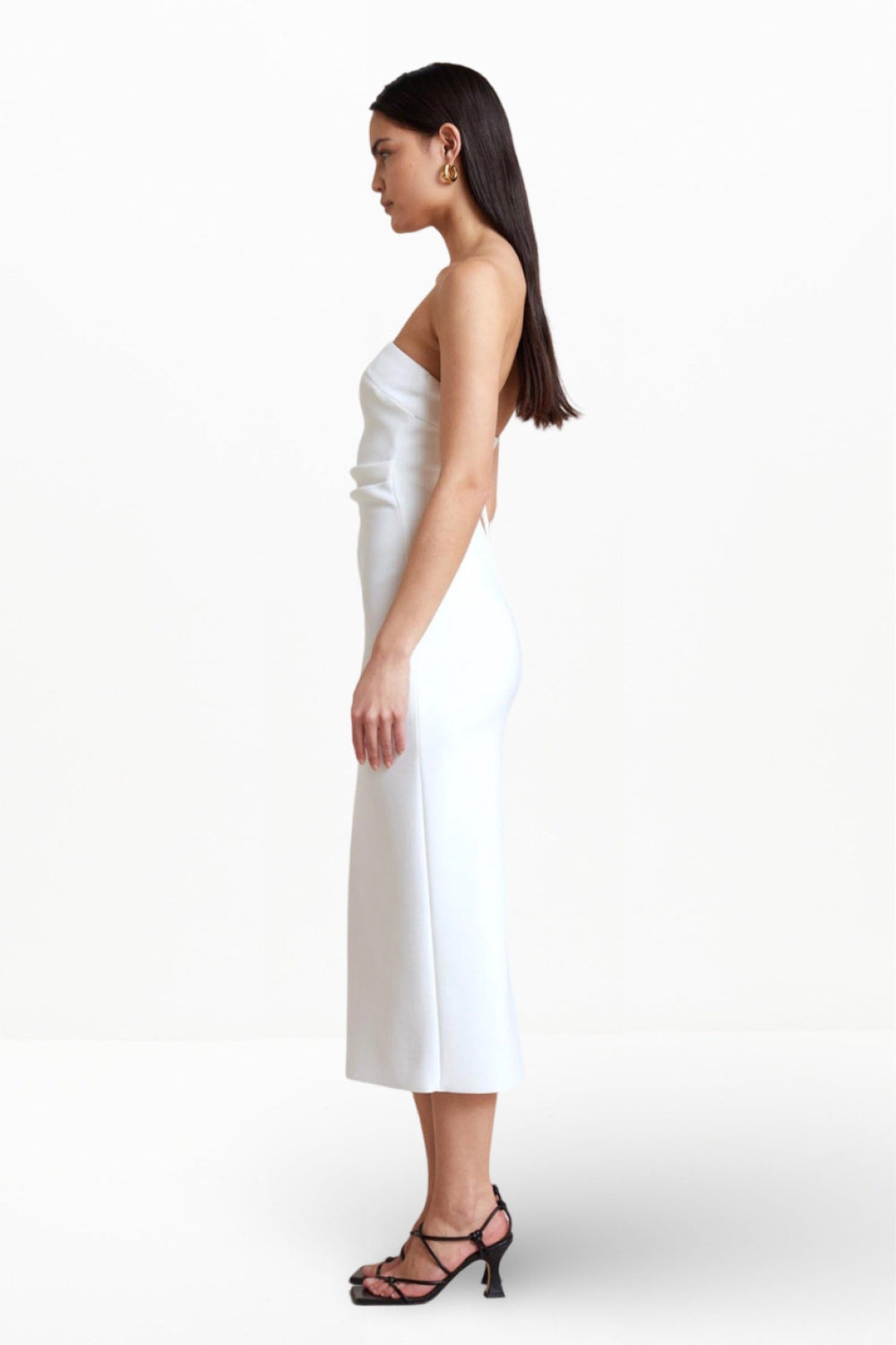 NOA MIDI DRESS (IVORY)