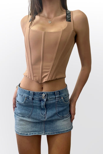 SIOBHAN CORSET (TAN)