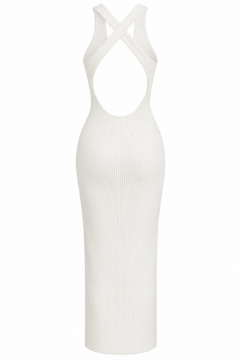 MARCELLE OPEN BACK MIDI DRESS
