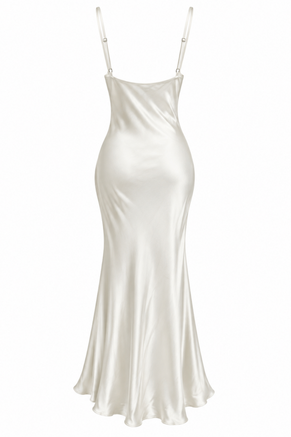 LA LUNE BIAS SLIP DRESS (CREAM)