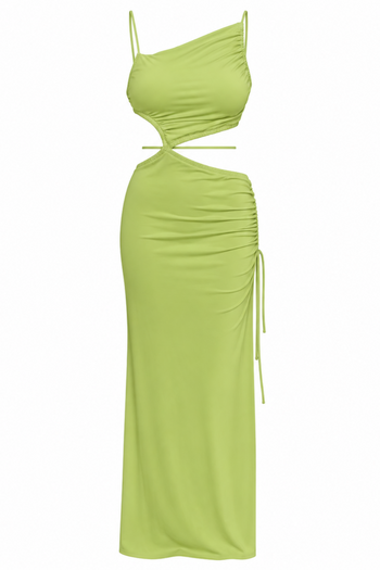 DILKON MAXI DRESS (LIME)