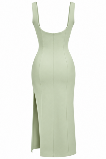 JOELLE MIDI DRESS (AVOCADO)