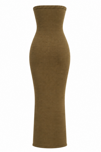 CORA STRAPLESS MAXI (KHAKI)