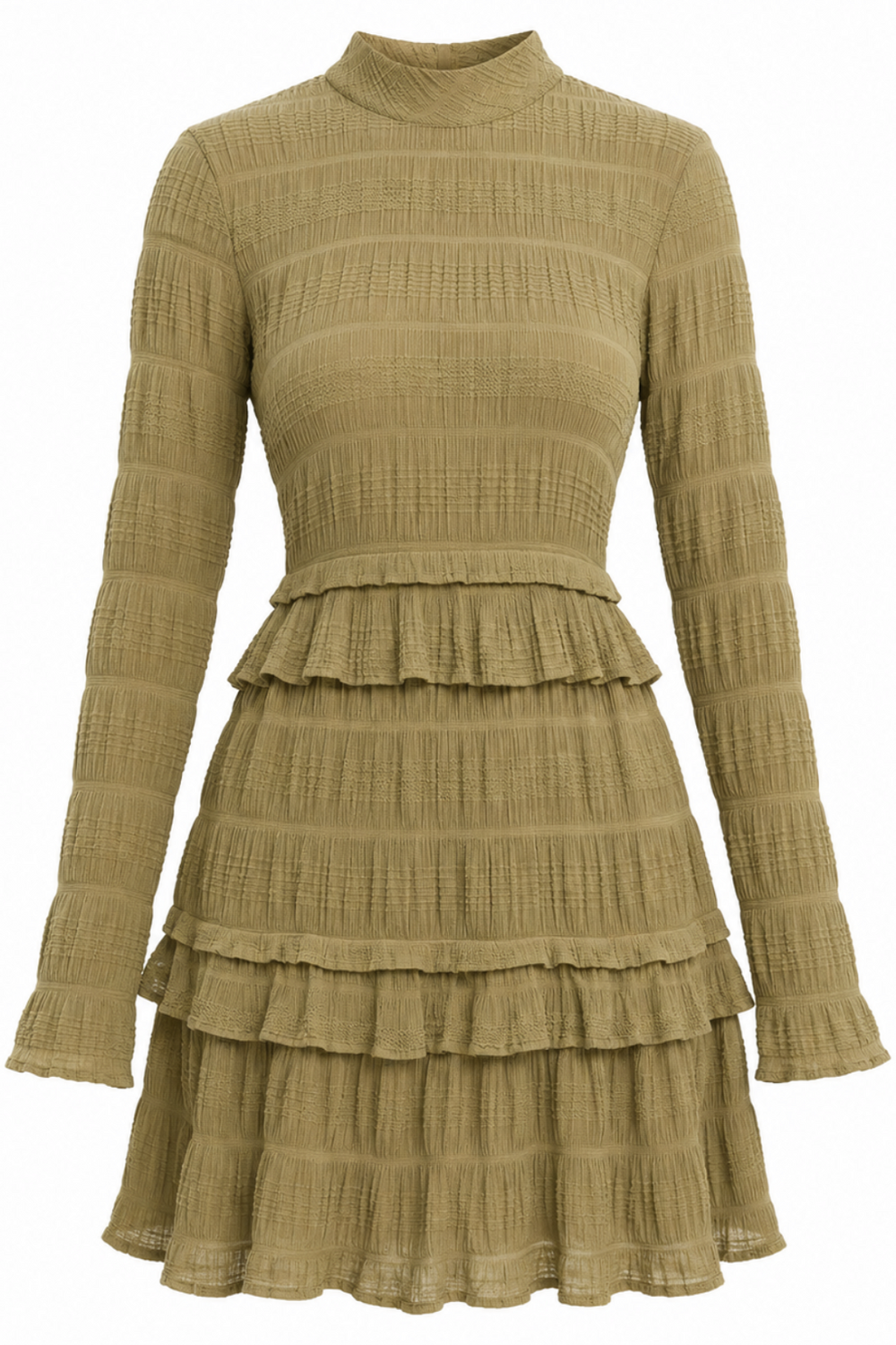 MIRELLA TIERED RUFFLE DRESS