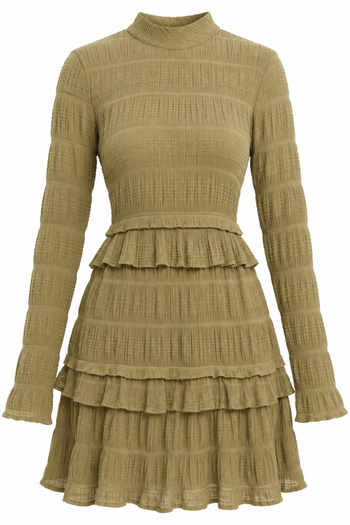 MIRELLA TIERED RUFFLE DRESS