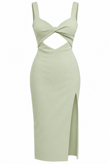 JOELLE MIDI DRESS (AVOCADO)