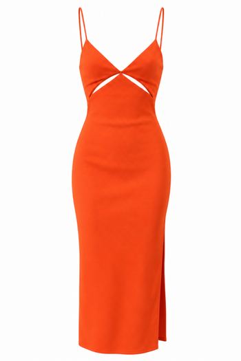 ULLA CUT OUT MIDI DRESS