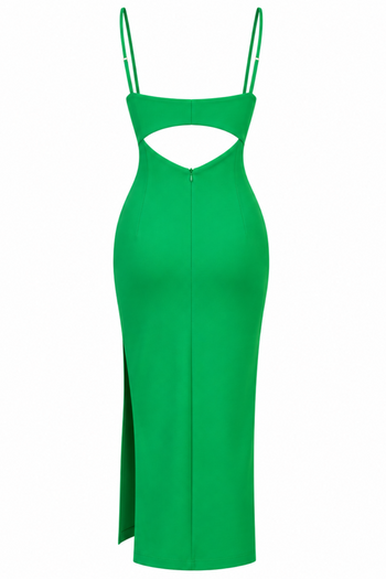 EMERALD AVENUE MIDI DRESS (EMERALD)