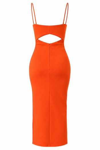 ULLA CUT OUT MIDI DRESS