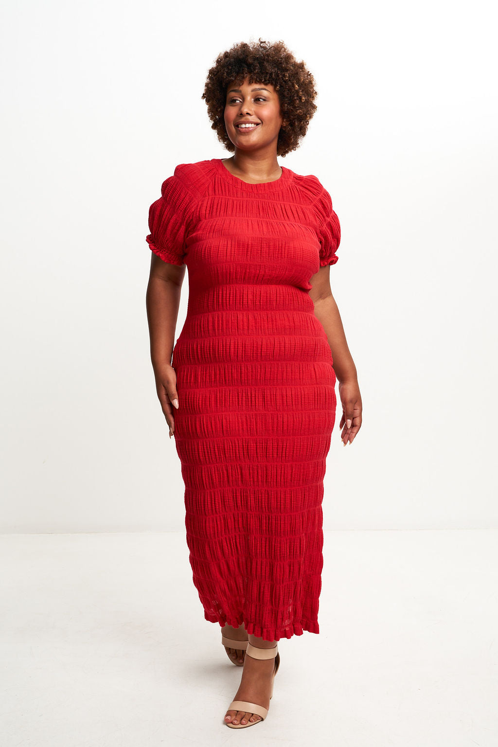 MIRELLA T-SHIRT DRESS (RED)