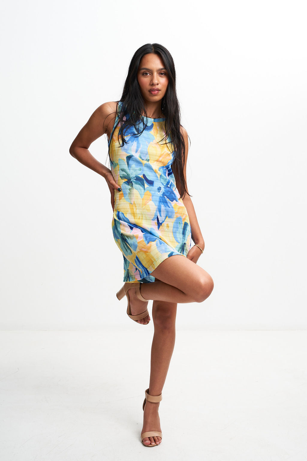 MIAMI CRINKLE MINI DRESS