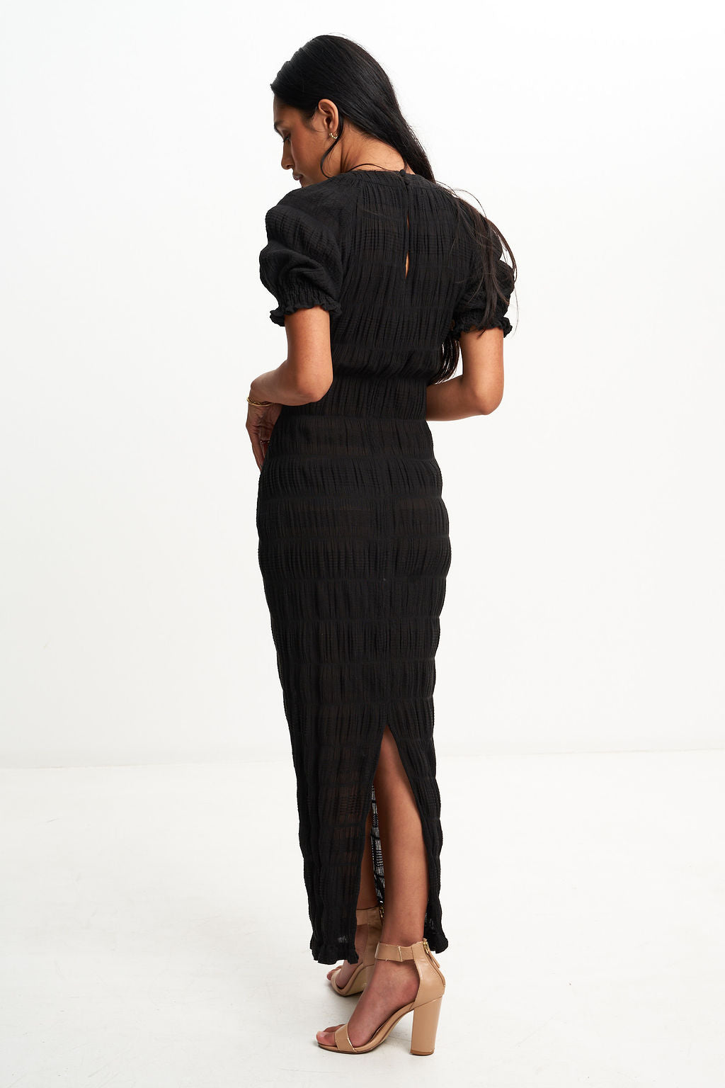 MIRELLA T-SHIRT DRESS (BLACK)