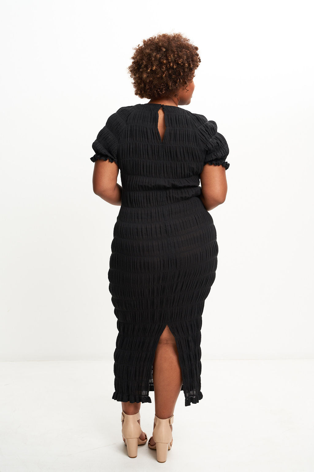 MIRELLA T-SHIRT DRESS (BLACK)