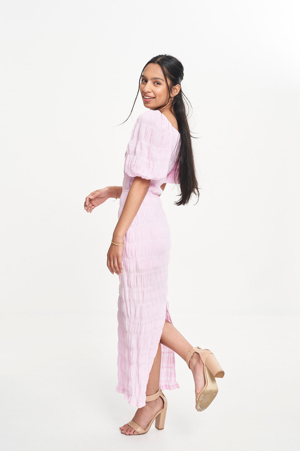 MIRELLA PUFF SLEEVE DRESS